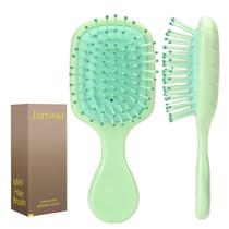 Escova de Cabelo Jurrissa Mini Desembaraçadora de Viagem para Todos os Tipos de Cabelo Escova de Cabelo Jurrissa Mini Desembaraçadora de Viagem para Todos os Tipos de Cabelo
