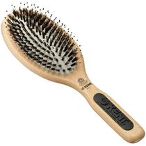 Escova de Cabelo Kent PF01 - Almofada Grande Desembaraçadora com Cerdas de Javali