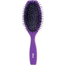 Escova de Cabelo Oval Almofadada Roxa nº 186 - Ricca Escova de Cabelo Oval Almofadada Roxa nº 186 - Ricca