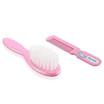 Escova de cabelo para Bebê Kit com 2 Peças Pente + Escova Cerdas Super macias Escova de cabelo para Bebê Kit com 2 Peças Pente + Escova Cerdas Super macias