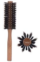 Escova de cabelo PERFEHAIR Boar Bristle redonda de 2 polegadas para explosões Escova de cabelo PERFEHAIR Boar Bristle redonda de 2 polegadas para explosões