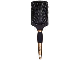 Escova de Cabelo Profissional Raquete Belliz - Black e Gold Escova de Cabelo Profissional Raquete Belliz - Black e Gold