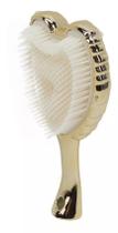 Escova De Cabelo Profissional Roger Anjo Ciao Detangle Brush - Dourado/Branco