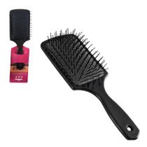 Escova de Cabelo Quadrada Almofadada Raquete Ntflex 3485 Escova de Cabelo Quadrada Almofadada Raquete Ntflex 3485