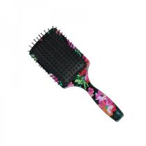 Escova de Cabelo Quadrada Flores Katy Ref. 118575 Escova de Cabelo Quadrada Flores Katy Ref. 118575