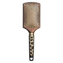 Escova de Cabelo Racket Raquete Oncinha Dourado Gold Belliz