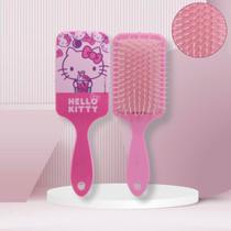 Escova De Cabelo Raquete Média Hello Kitty Sanrio Escova De Cabelo Raquete Média Hello Kitty Sanrio