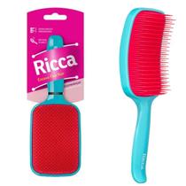 Escova De Cabelo Ricca Raquete Flex Blue 451