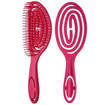 Escova De Cabelo Ricca Shower Flex Rosa 453