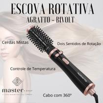 Escova de Cabelo Rotativa Della Bivolt - Agratto