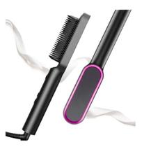 Escova de Cabelo Seca e Alisa: 3 em 1 Bivolt - Cabelos Lisos Escova de Cabelo Seca e Alisa: 3 em 1 Bivolt - Cabelos Lisos