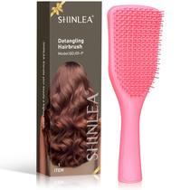 Escova de cabelo SHINLEA No Tangle Detangler Wet & Dry Hair Pink