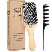 Escova de cabelo URTHEONE Boar Bristle & Styling Comb Set Wood Escova de cabelo URTHEONE Boar Bristle & Styling Comb Set Wood