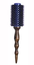 Escova de cabelo vertix woodporcupine cerdas naturais 33mm