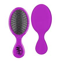 Escova de cabelo Wet Brush Mini Detangler Purple para viagens