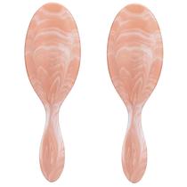 Escova de cabelo Wet Brush Original Detangler Pink (ondas de aquarela), pacote com 2