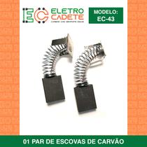 ESCOVA DE CARVÃO ESMERILHADEIRA e LIXADEIRA THABOR (GRANDE) 9-LD4 7D4 (EC43) - ELETROCADETE