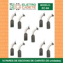 Escova de carvão furadeira super hobby 3114 3240 3246.0 bosch kit 10 pares (ec64)