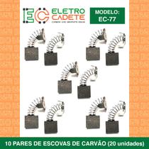 Escova de carvão martelo makita hm 1800 kit 10 pares (ec77) - ELETROCADETE