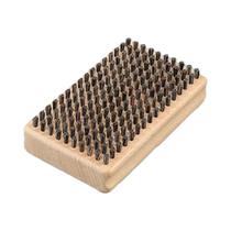 Escova De Cera Para Esqui Em Nylon E Cabelo De Cavalo Com Cabo De Madeira, Ferramenta De Manutenção Escova De Cera Para Esqui Em Nylon E Cabelo De Cavalo Com Cabo De Madeira, Ferramenta De Manutenção