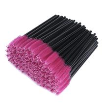 Escova de cílios G2PLUS Escova de rímel descartável 300PCS vermelha Escova de cílios G2PLUS Escova de rímel descartável 300PCS vermelha