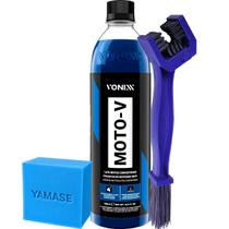 Escova de Corrente JS MotoV Vonixx Lava Motos Concentrado Limpeza Profunda Escova de Corrente JS MotoV Vonixx Lava Motos Concentrado Limpeza Profunda