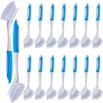 Escova de cozinha Hsei Blue 20 peças com alça de 28 cm Escova de cozinha Hsei Blue 20 peças com alça de 28 cm