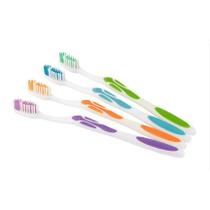 Escova de Dente Adulto Com Protetor de Cerdas Colorida - PLASTIC
