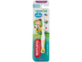 Escova de Dente Bitufo Cocoricó 1 Dentinho 4 - 24 Meses