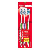 Escova de Dente Colgate Classic Clean 3 unidades