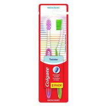 Escova de Dente Colgate Twister Macia Cores Sortidas 2 Unidades Escova de Dente Colgate Twister Macia Cores Sortidas 2 Unidades