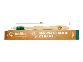 Escova de Dente de Bambu Infantil Verde - Positiv.a