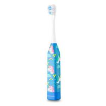 Escova de Dente Dental Elétrica Infantil Unicórnio Cerdas Macias Resistente a água Multilaser HC081