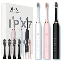 Escova De Dente Dental Elétrica Vibratória Recarregável Usb