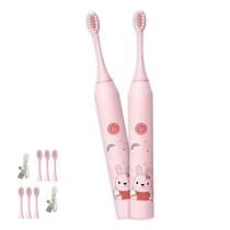 Escova de Dente Eletrica 6 Modos Kit 2 Uni Recarregavel Lingua Limpeza Oral Profunda Higiene Bucal Escovaçao Gengiva Escova de Dente Eletrica 6 Modos Kit 2 Uni Recarregavel Lingua Limpeza Oral Profunda Higiene Bucal Escovaçao Gengiva