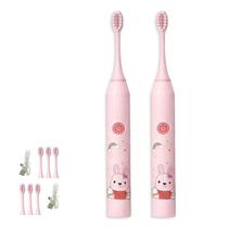 Escova de Dente Eletrica 6 Velocidades Kit 2 Uni Recarregavel Lingua Gengiva Higiene Oral Profunda Limpeza Bucal Escova de Dente Eletrica 6 Velocidades Kit 2 Uni Recarregavel Lingua Gengiva Higiene Oral Profunda Limpeza Bucal