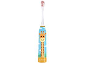 Escova de Dente Elétrica Infantil Multilaser - Kids Health Pro Girafa Cabo Ergônomico