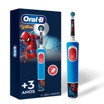 Escova de Dente Elétrica Infantil Oral-B Marvel Homem-Aranha Recarregável