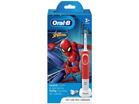 Escova de Dente Elétrica Marvel Spider-Man - Vitality Kids
