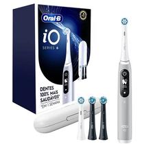Escova de Dente Elétrica Oral-B iO6, 1 Cabo + 4 Refis + Carregador + Estojo