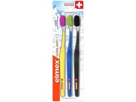 Escova de Dente Elmex Ultra Soft 3 Unidades