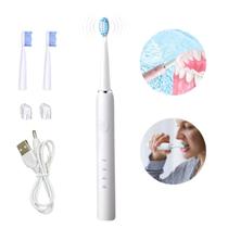 Escova De Dente Higiene Elétrica Vibratória Recarregável Vibra Bocal Dental