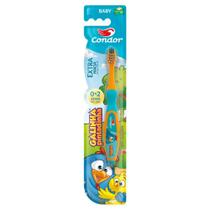 Escova de Dente Infantil Condor Galinha Pintadinha 0-2 Anos Com 1 Unidade Escova de Dente Infantil Condor Galinha Pintadinha 0-2 Anos Com 1 Unidade