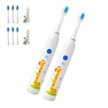 Escova de Dente Infantil Eletrica Kit 2 Uni Recarregavel 6 Modos Higiene Dental Gengiva Lingua Limpeza Profunda Boca Escova de Dente Infantil Eletrica Kit 2 Uni Recarregavel 6 Modos Higiene Dental Gengiva Lingua Limpeza Profunda Boca