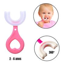 Escova de Dente Infantil em Forma de U 360 Graus 2 a 6 Anos 6 a 12 anos - Jiuke