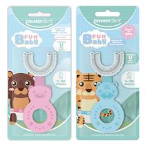 Escova de Dente Infantil Formato de U 360º Fun Baby Powerdent