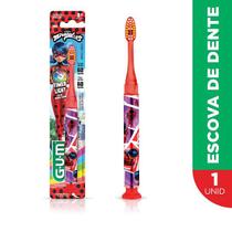 Escova de Dente Infantil GUM Miraculous com LUZ Timer Personagem Sortido - 1 Unidade