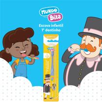 Escova de Dente Infantil PowerDent 1º Dentinho Mundo Bita Cor:Roxa Escova de Dente Infantil PowerDent 1º Dentinho Mundo Bita Cor:Roxa