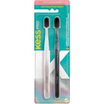 Escova De Dente Kess Pro Extra Macia Bw Com 2 Un