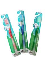 ESCOVA DE DENTE MACIA COM CAPA - 12 ESCOVAS cores variadas ESCOVA DE DENTE MACIA COM CAPA - 12 ESCOVAS cores variadas